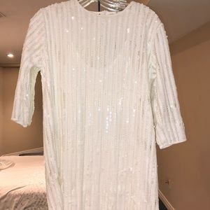 Zara white dress